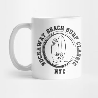 Rockaway Beach Surf Classic (Light Colors) Mug